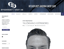 Tablet Screenshot of byggradetivast.se